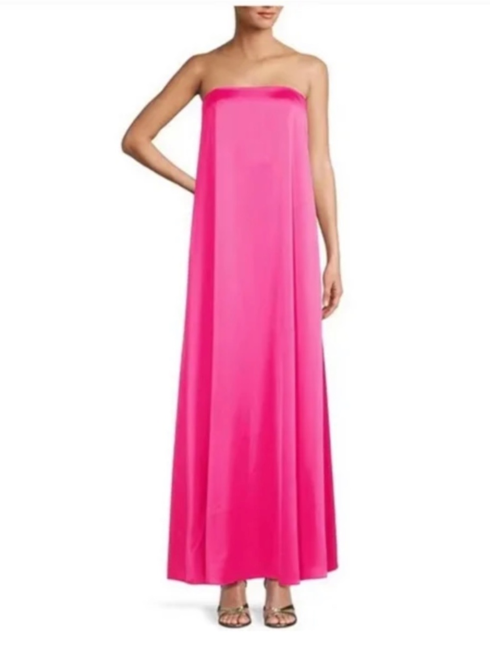 NEW Antonio Melani Lucia Shift Strapless Maxi Dress Sz 0 - Picture 2 of 5